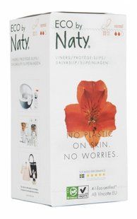 Стандартные органические ежедневные прокладки на 2 капли ECO BY NATY Panty Liner Normal 32 шт купить в Киеве и Украине