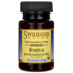 Мезоглікана аорти глікозаміноглікани, Mesoglycan Aortic Glycosaminoglycans, Swanson, 50 мг, 30 капсул