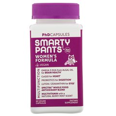Витамины для женщин формула SmartyPants (PhD Capsules Women's Formula) 60 капсул купить в Киеве и Украине