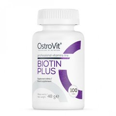 Біотин плюс, BIOTIN PLUS, OstroVit, 100 таблеток