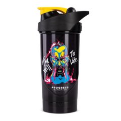 Shaker The Will To Life - 700ml Black Progress Nutrition купить в Киеве и Украине