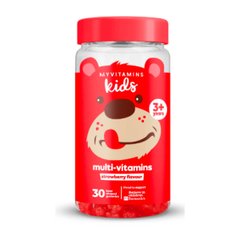 Дитячі мультивітаміни з смаком полуниці Myprotein (Kid's Multivitamin) 30 жувальних цукерок