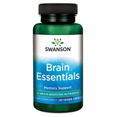Основи мозку, Brain Essentials, Swanson, 60 капсул