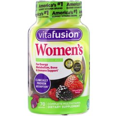 Мультивітаміни для жінок VitaFusion (Women's Complete) 70 жувальних таблеток