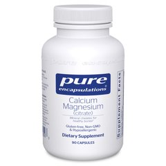 Кальций Магний Цитрат Pure Encapsulations (Calcium Magnesium Citrate) 90 капсул купить в Киеве и Украине