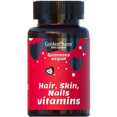 Вітаміни для волосся, шкіри та нігтів GoldenPharm (Skin Nails & Hair) 60 мармеладок