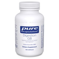Витамины для пищеварения Pure Encapsulations (Digestion GB) 180 капсул купить в Киеве и Украине