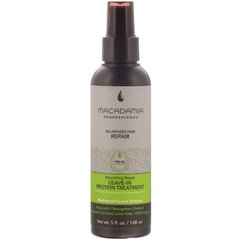 Поживний відновлюючий шампунь Leave-In з протеїнами, для середнього і жорсткого волосся, Macadamia Professional, 148 мл