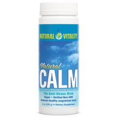 Natural Calm, напій проти стресу, оригінальний (без смакових добавок), Natural Vitality, 226 г