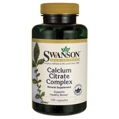 Комплекс Цитрата Кальцію, Calcium Citrate Complex, Swanson, 250 мг, 100 капсул