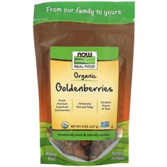 Золотые ягоды органик Now Foods (GoldenBerries Real Food) 227 г купить в Киеве и Украине