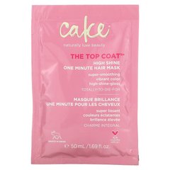 Cake Beauty, The Top Coat, Однохвилинна маска для волосся з ефектом сяйва, 1,69 рідких унцій (50 мл)