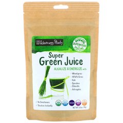 Порошок із соку суперзелені Wilderness Poets (Super Green Juice Powder) 99 г