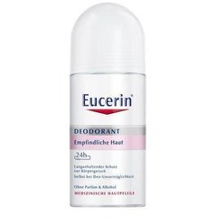 Роликовий антипреспірант для гіперчутливої ​​шкіри, Deodorant, Eucerin, 50 мл