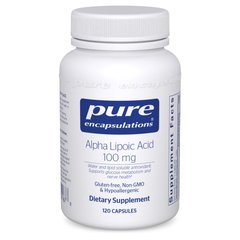 Альфа-ліпоєва кислота Pure Encapsulations (Alpha Lipoic Acid) 100 мг 120 капсул