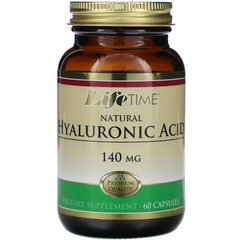 Натуральная гиалуроновая кислота LifeTime Vitamins (Natural Hyaluronic Acid) 140 мг 60 капсул купить в Киеве и Украине