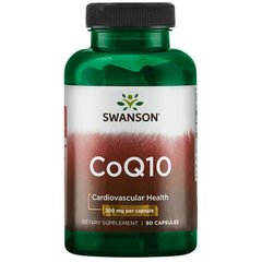 Коензим Q10, CoQ10 200, Swanson, 200 мг, 90 капсул