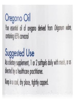 Олія орегано, Oregano Oil, Allergy Research Group, 60 капсул