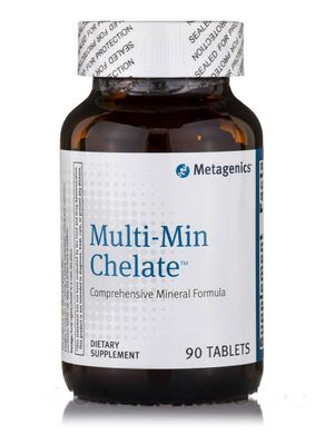 Мультивітаміни та мінерали хелат Metagenics (Multi-Min Chelate) 90 таблеток