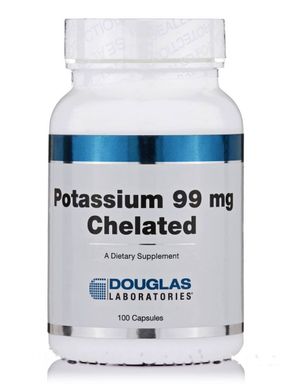 Калий Хелат Douglas Laboratories (Potassium Chelated) 99 мг 100 капсул купить в Киеве и Украине