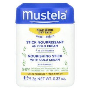Mustela, Baby, живильний стик із холодним кремом, 0,32 унції (9,2 г)