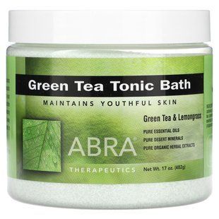 Abra Therapeutics, Green Tea Tonic Bath, 17 oz (482 g) купить в Киеве и Украине