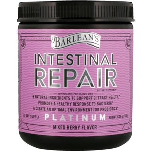 Витамины для кишечника вкус ягод Barlean's (Platinum Intestinal Repair Mixed Berry Flavor) 180 г купить в Киеве и Украине