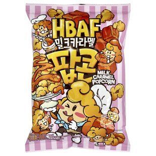 HBAF, Milk Caramel Popcorn, 80 g купить в Киеве и Украине