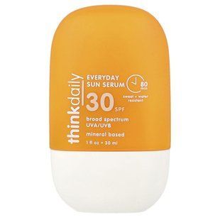 think, Thinkdaly, сыворотка для загара для ежедневного использования, SPF 30, без отдушек, 30 мл (1 жидк. унция) купить в Киеве и Украине