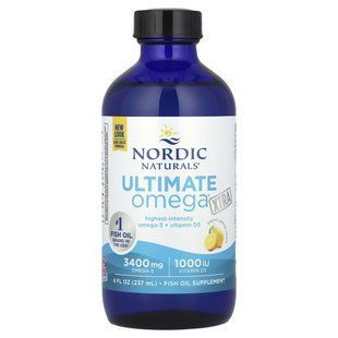 Омега Экстра Nordic Naturals (Ultimate Omega-3 XTRA) 237 мл со вкусом лимона купить в Киеве и Украине