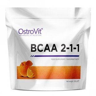 Аминокислоты BCAA 2-1-1 OstroVit (BCAA 2-1-1) 500 г безвкусно купить в Киеве и Украине