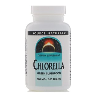 Хлорелла Source Naturals (Chlorella) 500 мг 200 таблеток купить в Киеве и Украине