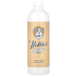 Nellie's, Fresh Dog, Oatmeal Mango, 16 fl oz (474 ml) купить в Киеве и Украине