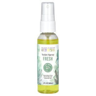 Aura Cacia, Toilet Spray, Fresh, 2 fl oz (60 ml) купить в Киеве и Украине