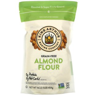 King Arthur Flour, Миндальная мука, без зерна, 16 унций (454 г) купить в Киеве и Украине