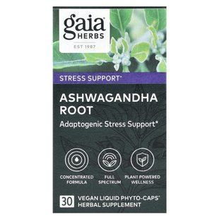 Gaia Herbs, Ashwagandha Root , 30 Vegan Liquid Phyto-Caps