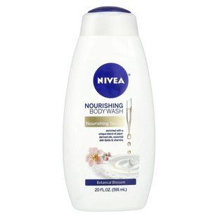 Живильний засіб для миття тіла, ботанічна квітка, Nivea, 591 мл