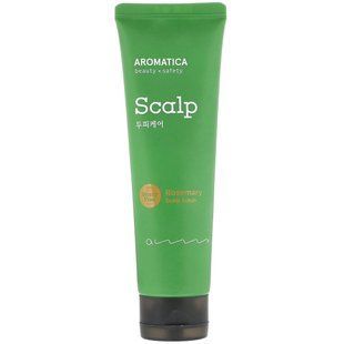Скраб для кожи головы с розмарином, Aromatica, 5,8 унции (165 г) купить в Киеве и Украине