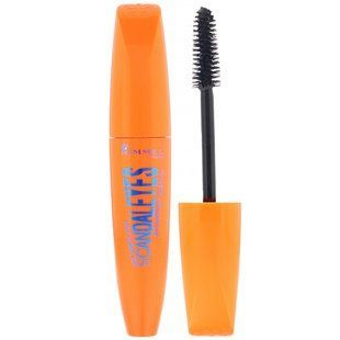 Mascara, waterproof, black, Rimmel London, 12 ml (0.41 fl oz)