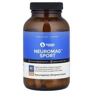 Designs For Health, Designs For Sport&reg;, NeuroMag&trade;, 90 Vegetarian Capsules купить в Киеве и Украине