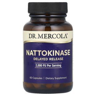 Dr. Mercola, Nattokinase , 2,000 FU , 60 Capsules купить в Киеве и Украине