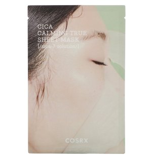 Успокаивающая маска, Pure Fit, Cica Calming True Sheet Mask, Cosrx, 1 лист, 0,71 жидкой унции (21 мл) купить в Киеве и Украине