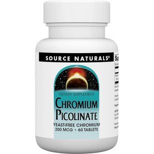 Chromium Picolinate 200 mcg Yeast Free - 60 tabs купить в Киеве и Украине