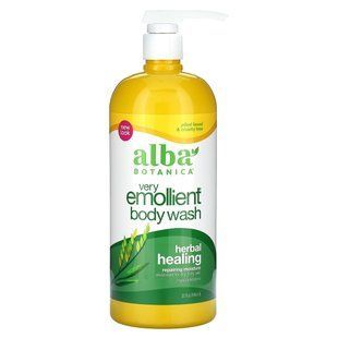 Alba Botanica, Very Emollient, гель для ванны и душа, лечебные травы, 946 мл (32 жидк. Унции) купить в Киеве и Украине