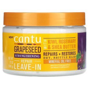 Cantu, Grapeseed Strengthening Repair Leave-In, Dry Brittle Hair, 12 oz (340 g)