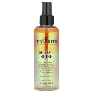 Curlsmith, Shake + Shine, освежающий спрей для локонов, для всех типов локонов, 195 мл (6,6 жидк. Унции) купить в Киеве и Украине