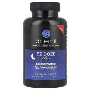 Dr Emil Nutrition, EZ DOZE Plus Melatonin, 60 капсул
