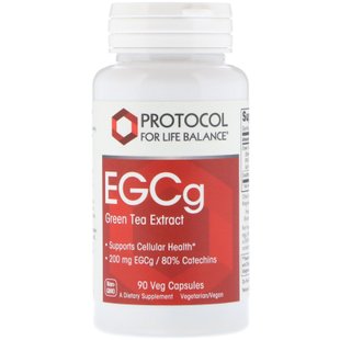 Экстракт зеленого чая, EGCg Green Tea, Protocol for Life Balance, 90 капсул купить в Киеве и Украине