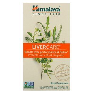 Добавка для поддержания печени Himalaya (Liver Care) 180 вегетарианских капсул купить в Киеве и Украине