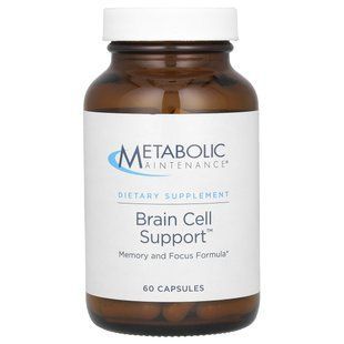 Поддержка клеток мозга с когнизином Metabolic Maintenance (Brain Cell Support with Cognizin) 60 капсул купить в Киеве и Украине